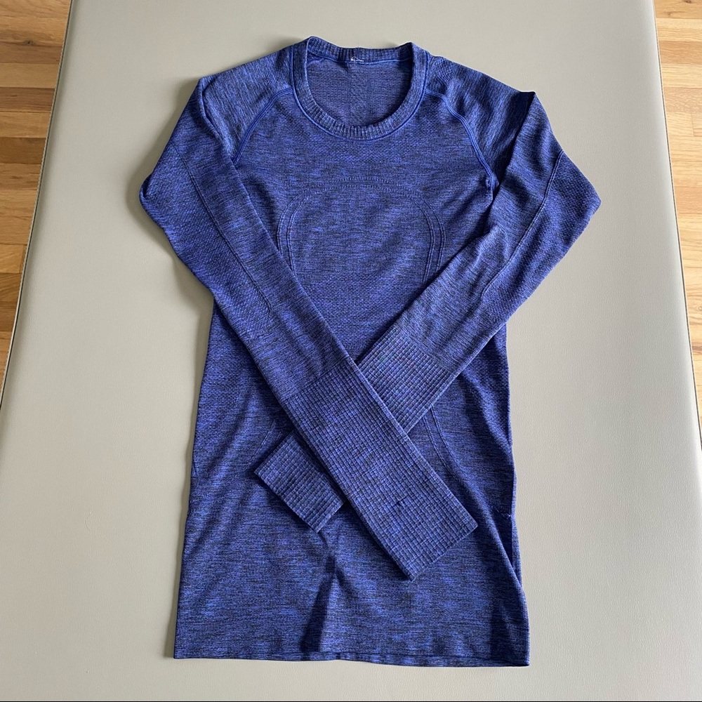 Lululemon Swiftly Long Sleeve - Size 2, Navy/Black
